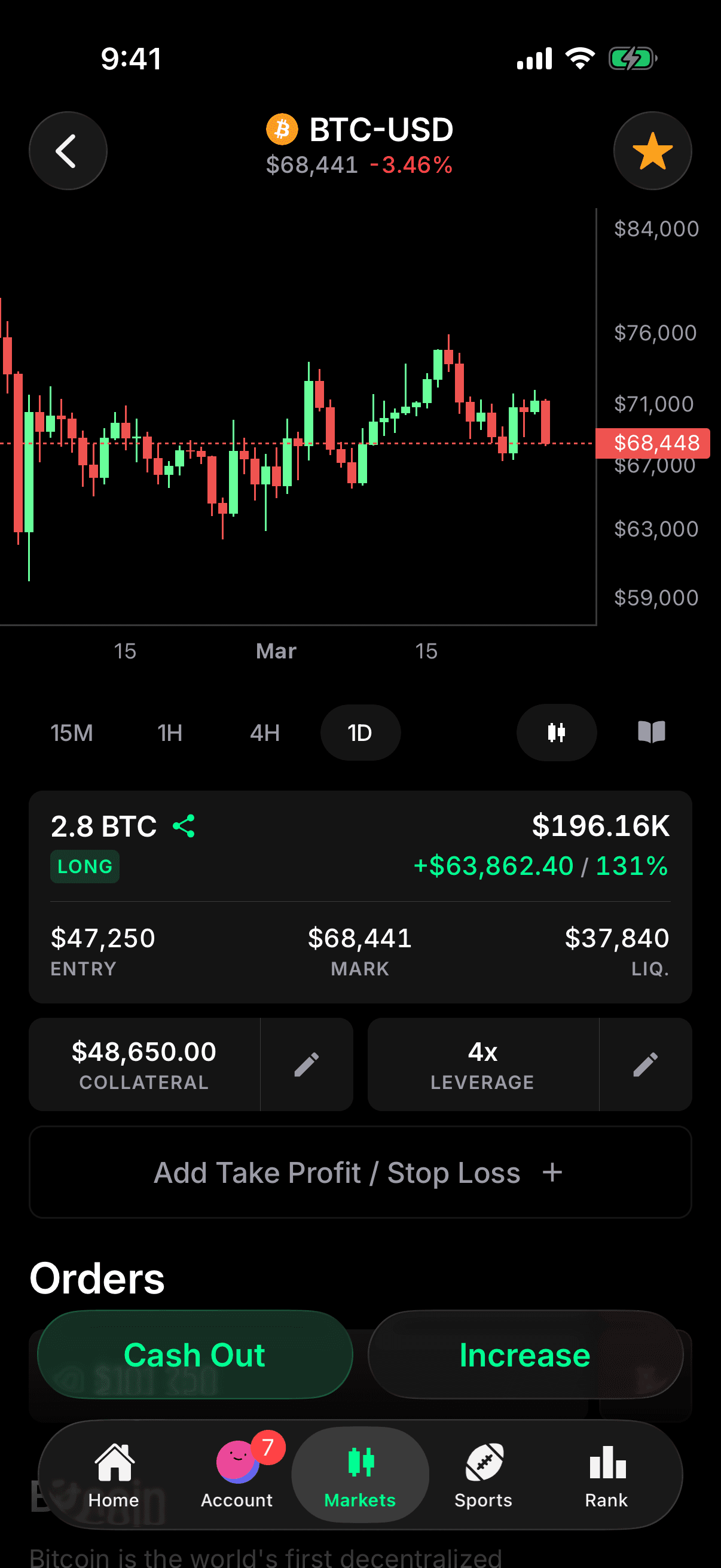 Advanced trading tools